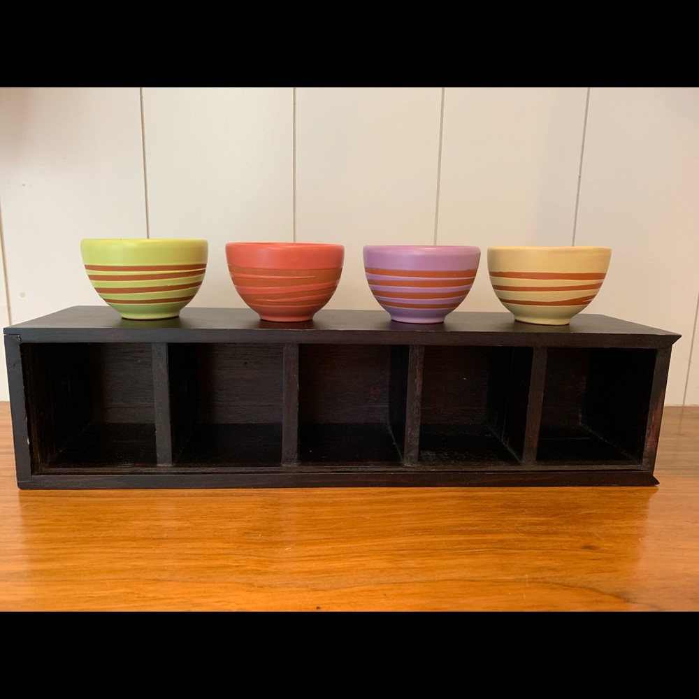 Starbucks tea set with storage box